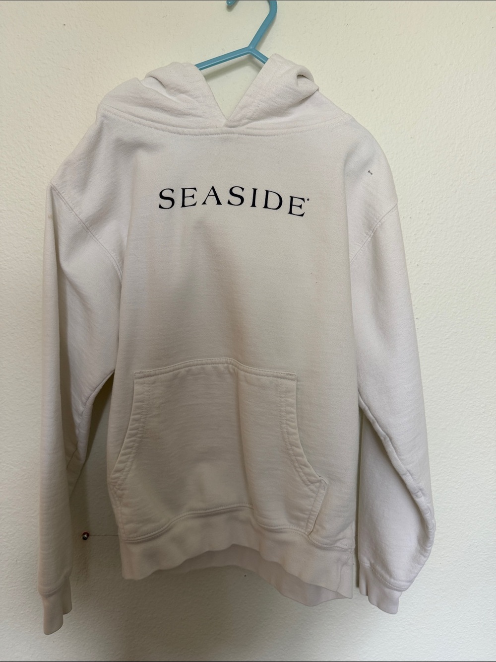 Seaside Kids' White Pullover Hoodie